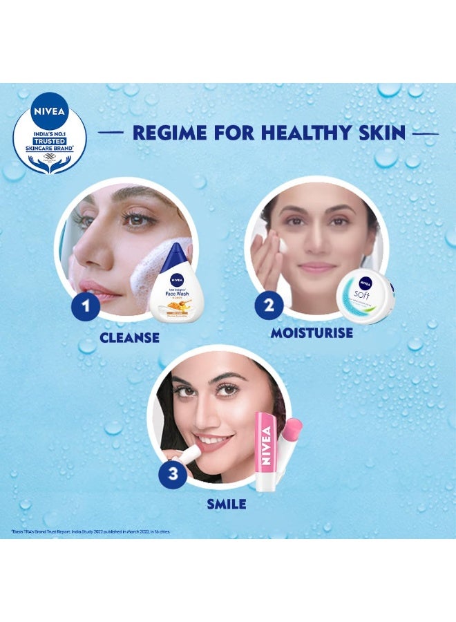 نيفيا غسول الوجه نيفيا ميلك ديلايتس المرطب بالعسل للبشرة الجافة، 100 مل - Image 2